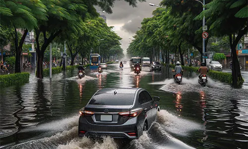 Hujan Deras Sejak Dini Hari, Lima Ruas Jalan Jakarta Lumpuh